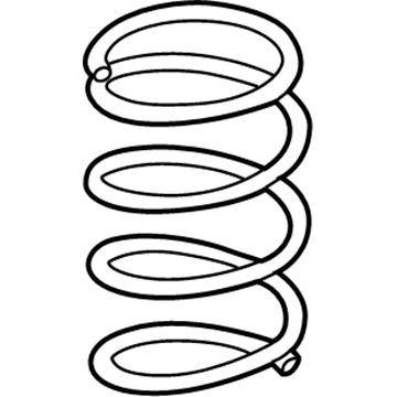 Honda 51401-S5A-A61 Spring, Front