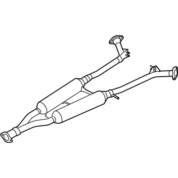 Infiniti 20300-1PM0A MUFFLER Assembly-Exhaust, Sub