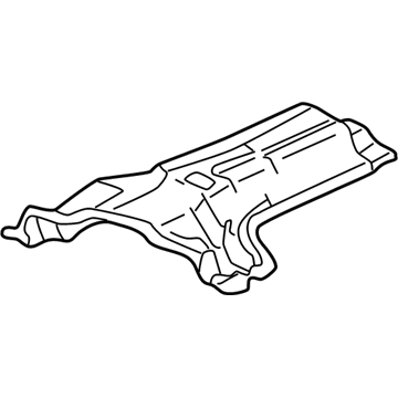 Honda 74601-S84-A01 Plate, Floor Heat Baffle