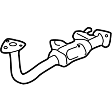 Honda 18210-S84-L11 Pipe A, Exhuast