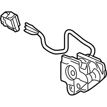 Acura 76210-SEA-A21 Actuator Assembly, Passenger Side (R1400)