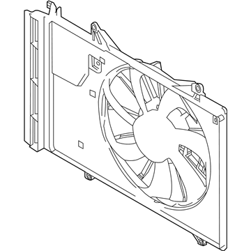 Toyota 16711-WB001 Fan Shroud