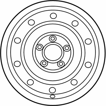 Kia 529101W950 Wheel Assembly-Temporary