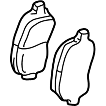 Toyota 04465-33180 Front Pads