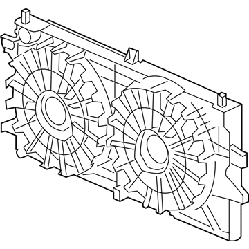 GM 89018694 Fan Shroud