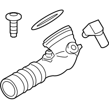 BMW 13-71-7-594-722 Charge-Air Duct