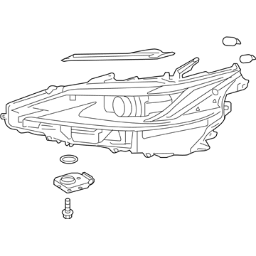 Lexus 81150-06C91 Headlamp Assembly, Left