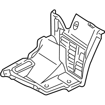 Infiniti 63844-AR000 Protector-Front Fender, Front RH