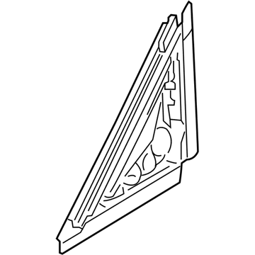 BMW 51-33-7-139-347 Seal, Outer Left Mirror Triangle