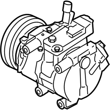 Hyundai 97701-1E100 Compressor Assembly