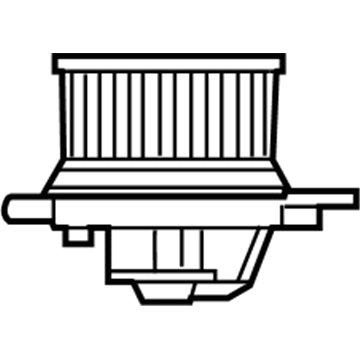 Mopar 68000497AA Motor-Blower With Wheel