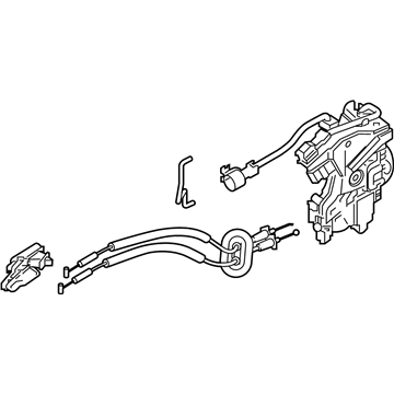 Kia 81310M7120 Front Door Latch Assembly