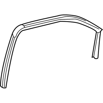 Mopar 55362097AH Seal-Front Door Glass Run