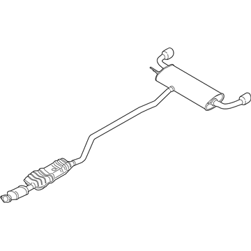 Ford K2GZ-5F250-D Muffler & Pipe