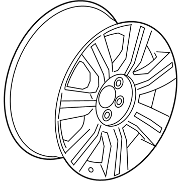 GM 9597415 Wheel, Alloy