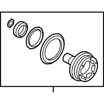 BMW 33-13-2-229-972 Drive Flange, Output, Right