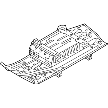 Nissan 74321-5SP1A Floor Front