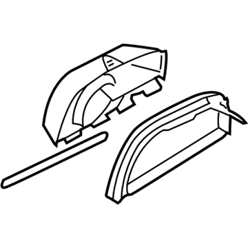 Nissan 87340-5Z000 Holder Plate-Cup Holder, Front Seat