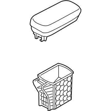 Kia 846601W000HU Console Armrest Assembly
