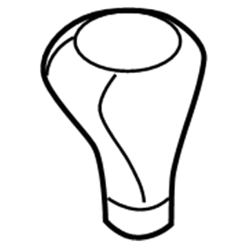 BMW 25-12-7-525-053 Shift Knob, Leather, Black/Smg