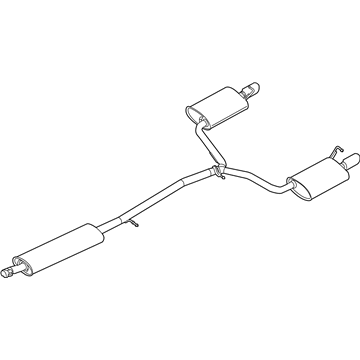 Ford JA8Z-5230-A Muffler & Pipe