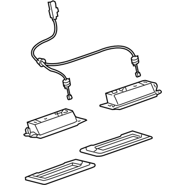 Lexus 81270-50090 Lamp Assy, License Plate