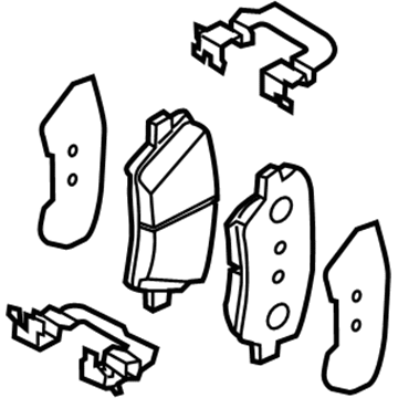 Kia 58101E4A50 Pad Kit-Front Disc Brake