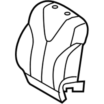 Toyota 71074-0T010-A0 Seat Back Cover