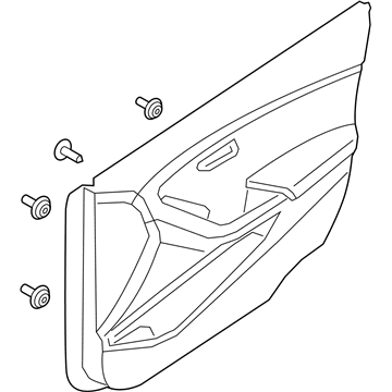 Hyundai 82308-G3000-MPP Panel Assembly-Front Door Trim, RH