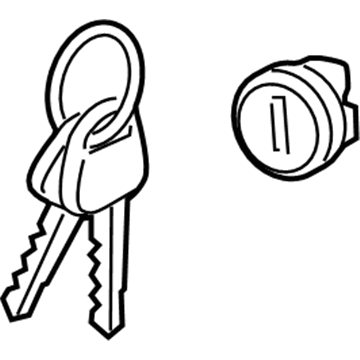 Hyundai 81521-3MA00 Key Sub Set-Glove Box