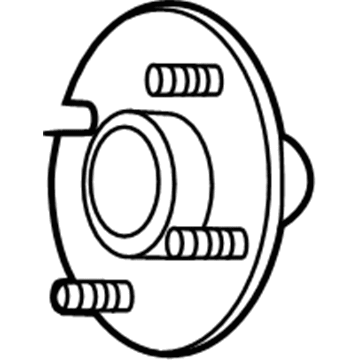 Mopar 4670292AC Drivestar Front Driver/Passenger Side Wheel Hub