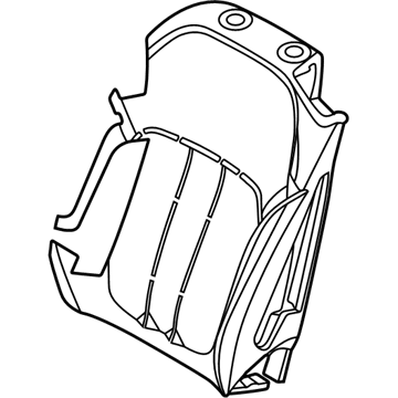 BMW 52-20-7-488-234 FOAM ELEMENT, COMFORT BACKRE
