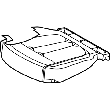 BMW 52-20-9-484-505 FOAM ELEMENT, COMFORT SEAT