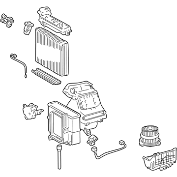 Toyota 87030-52391 Evaporator Assembly