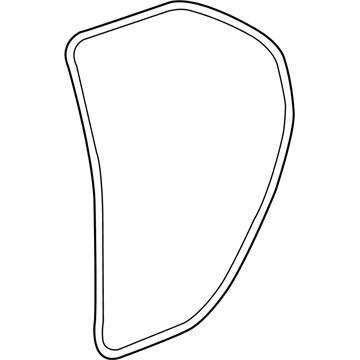 GM 88980853 Weatherstrip, Rear Side Door Auxiliary