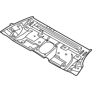 Hyundai 65511-L5010 Panel Assembly-Rear Floor, FRT
