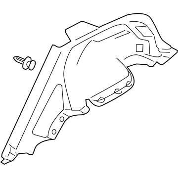 Infiniti 84950-1CK0B Finisher-Luggage Side, Lower RH