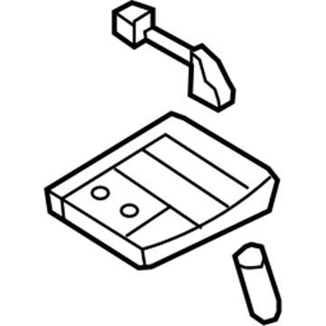 Toyota 63650-0C280-B0 Map Lamp Assembly