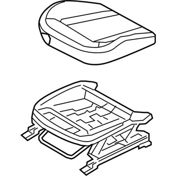 Kia 881002T110AN4 Cushion Assembly-Front Seat