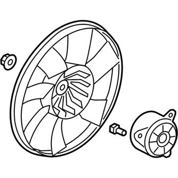 GM 92218317 Fan Motor