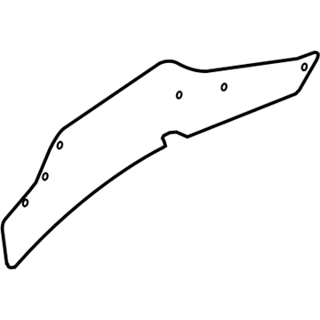 Mopar 55174658AD Shield-Splash