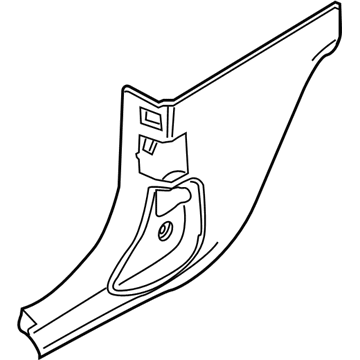 BMW 51-43-6-957-128 Lateral Trim Panel Front Right
