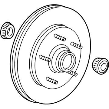 Ford 5U2Z-1V102-E Front Hub