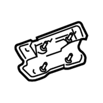 Lexus 55324-48040 Bracket, Instrument Panel, NO.4
