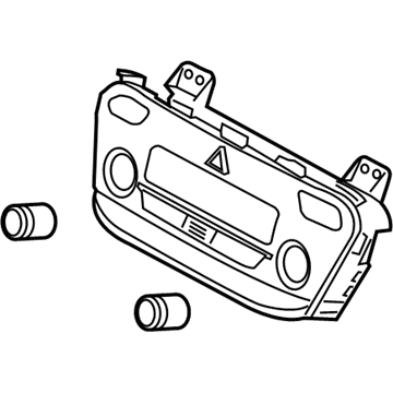 Hyundai 97250-G7100-WMP Heater Control Assembly