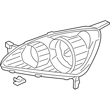 Honda 33101-S9A-A11 Headlight Unit, Passenger Side