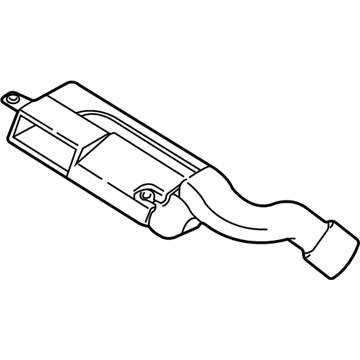 Kia 0K2AA13200C Duct Assembly-Front ESH Air