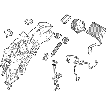 Ford DA8Z-19850-AV Evaporator Assembly