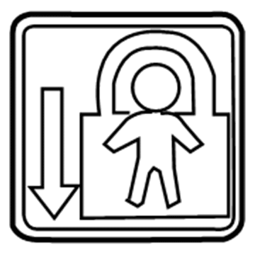 Toyota 69339-33040 Child Lock Label