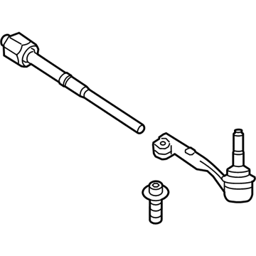 BMW 32-10-6-858-735 Steering Tie Rod Assembly Left